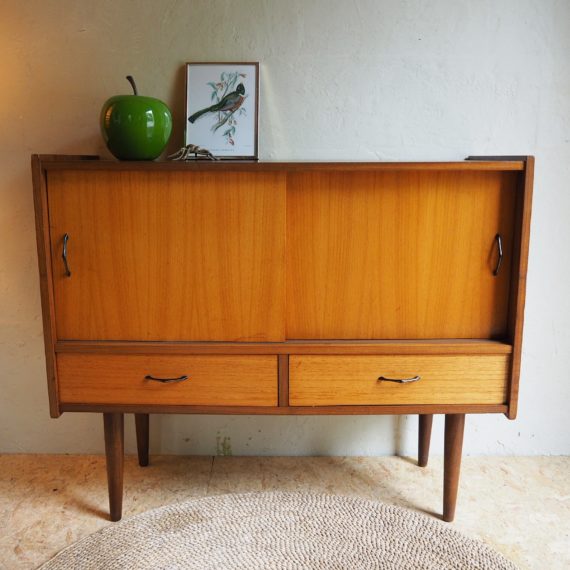 Vintage design Lowboard - Dressoir - 85x35cm H70cm - sold