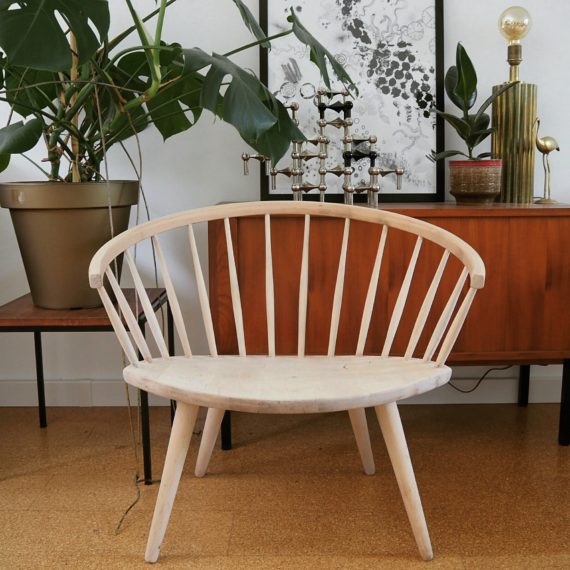 Arka chair - Yngve Ekström - Swedish design - oak/eiken -sold