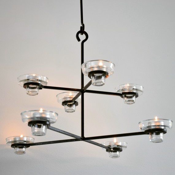 Chandelier / Candleholder Erik Höglund - Swedish design - H120cm - sold