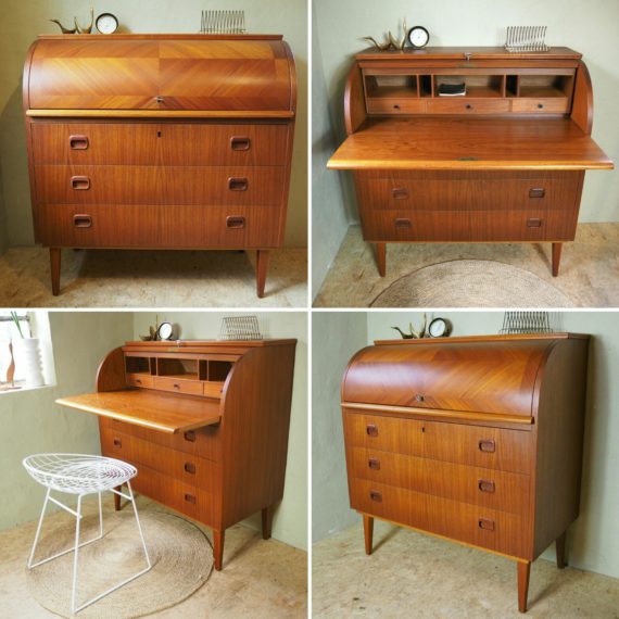 Secretaire Bureau - Egon Ostergaard - Zweeds design - Sold