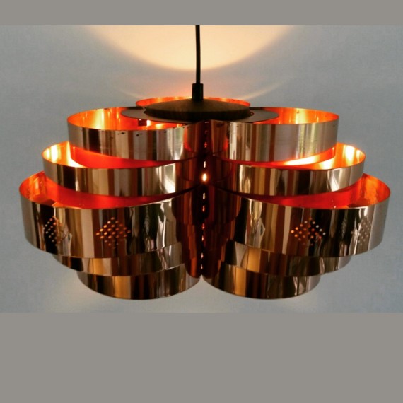 Hanglamp van Werner Schou voor Coronell, Deens design - sold