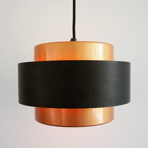 50's Hanglamp JUNO van Jo Hammerborg voor Fog & Mørup - inclusief de kunststof diffuser aan de onderkant - Danish design - Ø25cm - sold