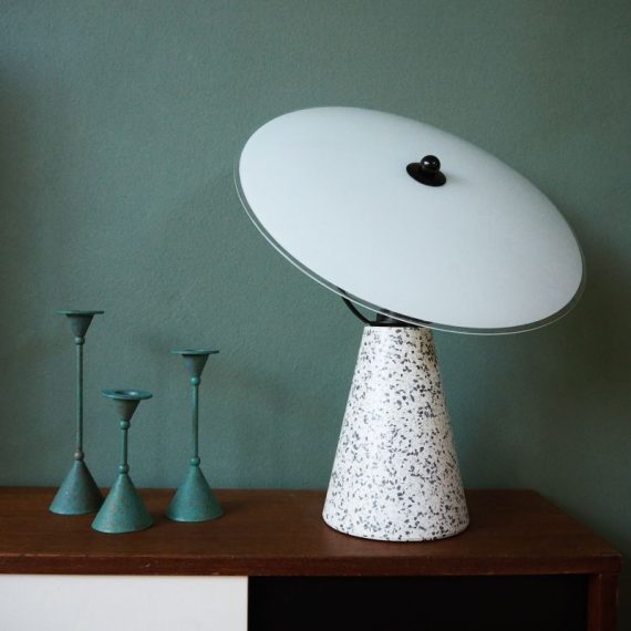 Postmodern Vintage Ikea EON Terrazzo Table Lamp - Memphis style 1993 - Ikea Sweden - in zeer goede staat - sold