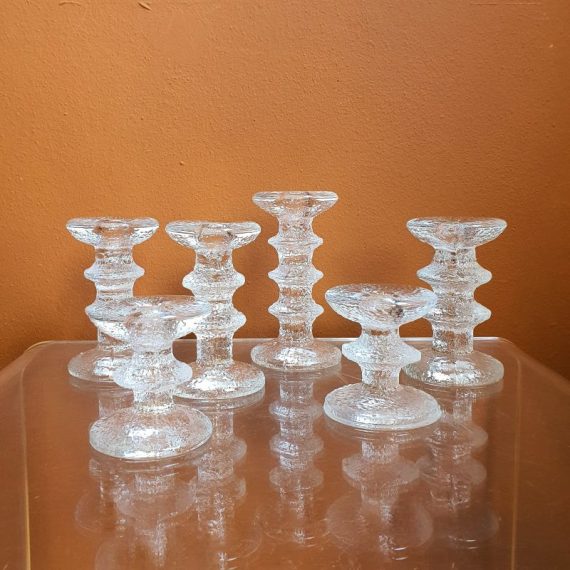 Iittala Festivo Kandelaren / Candle Holders by Timo Sarpaneva - sold