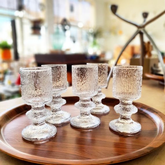 Vintage Iittala Senaattori serie Glazen 8 cl (shot / borrel) by Timo Sarpaneva - 5 stuks - € 20 per stuk